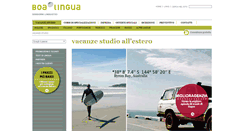 Desktop Screenshot of boalingua.it