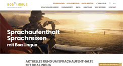 Desktop Screenshot of boalingua.ch